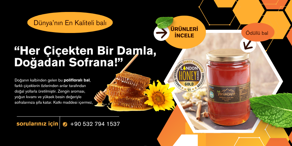 Organik Polifloralı Bal