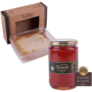Organik Poliifloralı Bal ve Petek Bal 450  Gr Lık  2 li Kampanya