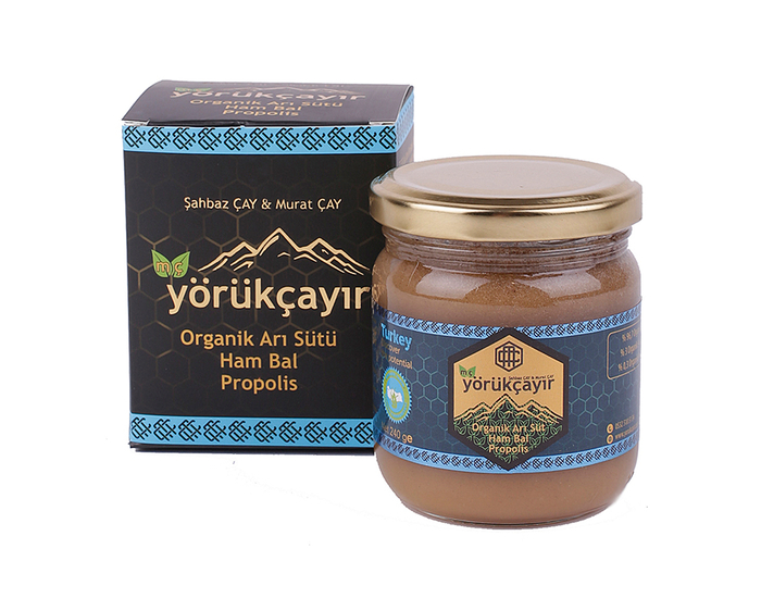 Şahbaz Çay Yörükçayır Organik Arı Sütü Bal Propolis Karışımı