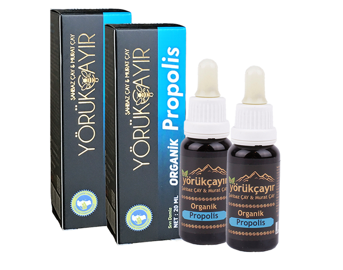 Yörükçayır Organik Propolis damla 2 x 20ml