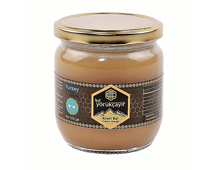 Şahbaz Çay Yörükçayır Organik Krem Bal 500 Gr